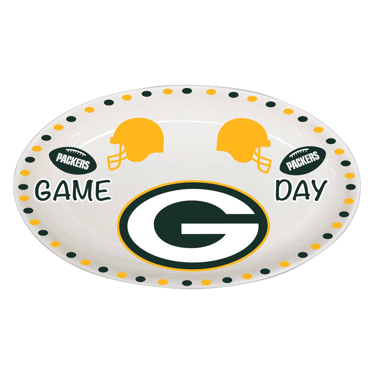 The Memory Company 10" NFL Game Day Round Plate